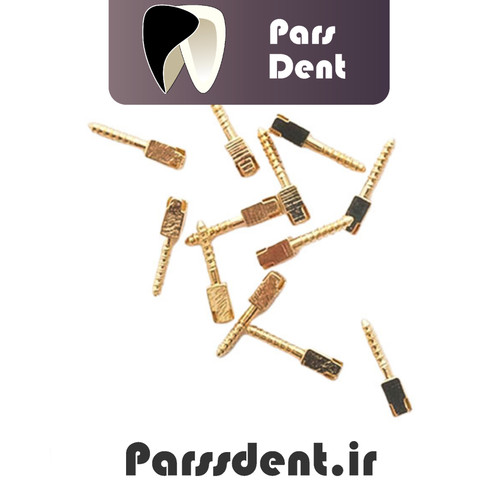 پین داخل کانال برنجی Screw Post Golden