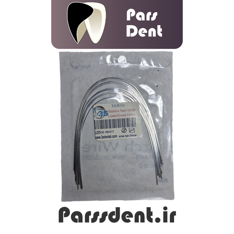 آرچ وایر(سیم) استیل رکت ارتودنسی